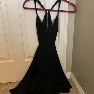 Lulus Black Skater Dress